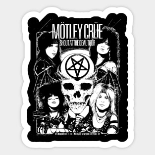 Motley Crue Rebel Art Sticker
